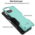 thumbnail image 3 of CoverON For TMobile REVVL 6 Pro 5G/ T-Mobile REVVL 6x Pro 5G Case, Military Grade Heavy Duty Rugged Phone Cover Grip, Green, 3 of 10