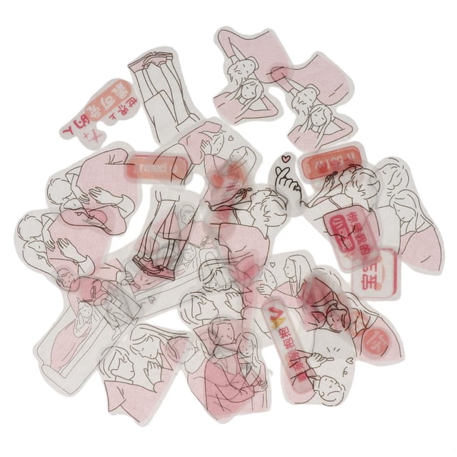 40 Uds de Pegatinas decorativas de papel Washi Zulema Pegatinas decorativas washi