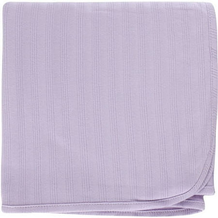 Royal Blue Receiving Blanket - Touched by Nature Baby Boy and Girl Organic Cotton Swaddle Blanket - Purple