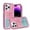Pink/Skyblue, variant on Case for iPhone 13 Pro Max, Glitter Cute Sparkle Case Hybrid Dual-Colors Gradient Women Girls Protective Phone Case Cover for iPhone 13 Pro Max, Bling Slim Shockproof Protection Cover, Pink/Skyblue