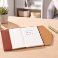 thumbnail image 2 of Pen+Gear Simulated Leather Journal, Cognac Brown, Ruled, 192 Pages, 6 in x 8 in, 2 of 7