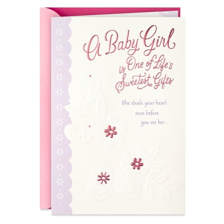 Hallmark New Baby Girl Card (One of Life's Sweetest Gifts)