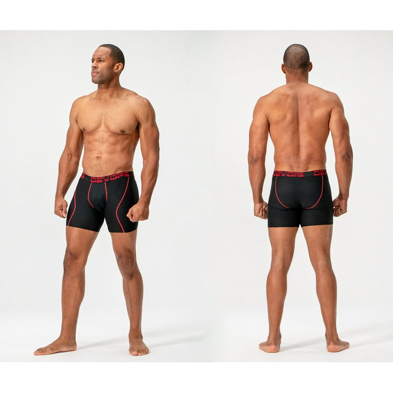 3-pack mid trunks - Black - Men