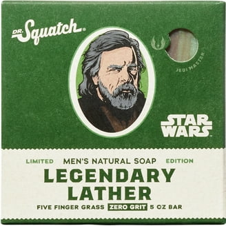 Dr. Squatch Natural Bath Exfoliating Bar Soap, Star Wars Dark Side