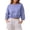 Purple, variant on SEROYE Women's 3/4 Sleeve Crop Sweatshirts Hoodless Crew Neck Lightweight Loose Pullover Casual Sport Short Tops (XL, Purple)
