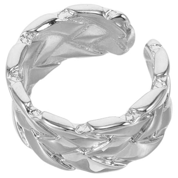 unbranded Anillo Dorado De Cobre Para Mujer Estilo Contemporáneo Con Abierto Y
