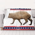 thumbnail image 1 of Manta suave y divertida de 152 x 127 cm con diseño de capibara, roedores, animales, para sofá, cama, silla, sala de estar y camping., 1 of 8