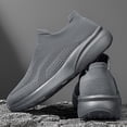 thumbnail image 5 of Willtoo Sneakers for Women Breathable Mesh Slip‑on Knit Walking Shoes Lightweight Thick Platform Sole Elevated Casual Tennis Shoes, 5 of 5