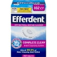 thumbnail image 3 of Efferdent Anti-Bacterial Denture Cleanser Tablets, 102 ct, 6 Pack, 3 of 8