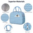 thumbnail image 4 of Lunch Bag Lunch Box for Women Reusable Insulated Lunch Bags,Water-Resistant Blue Hawaiian Sea Turtle Print Cooler Lunch Tote Bag, Large Capacity for Work Travel Picnic, 4 of 6