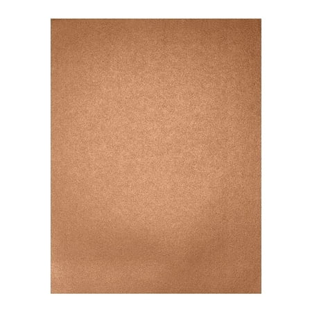 UPC: 0848614026807 | 8 1/2 x 11 Paper – Copper Metallic (50 Qty.)