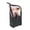 Black, variant on Honmine Multi-Functional Large Capacity Simple Eyebrow Pencil Bag, Portable Makeup Bag Waterproof, Visual Makeup Supplies Storage Bag, Clear, 8x5x2 Inch, Zipper