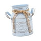 thumbnail image 3 of Jarrón de jarra de leche Jarrón decorativo de flores Maceta de metal de hierro Centro de mesa con Azul, 3 of 9