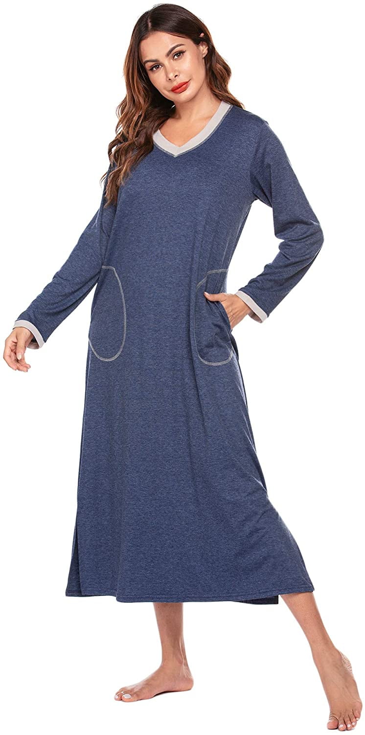 Long Nightgown Womens Lounge Dresses 