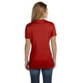 thumbnail image 3 of Hanes Ladies' 4.5 oz., 100% Ringspun Cotton nano-T V-Neck T-Shirt - S04V, 3 of 4