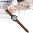thumbnail image 3 of Vintage Men Watch, Quartz Large Dial, PU Leather Strap, Retro Wristwatch, Business Party, Built in Battery, Comfortable Wear, Simple Design, Suitable for Various Scenarios,, 3 of 7