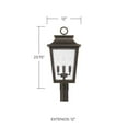 thumbnail image 2 of Capital Lighting 953345 Chandler 4 Light 24" Tall Post Light - Black, 2 of 7