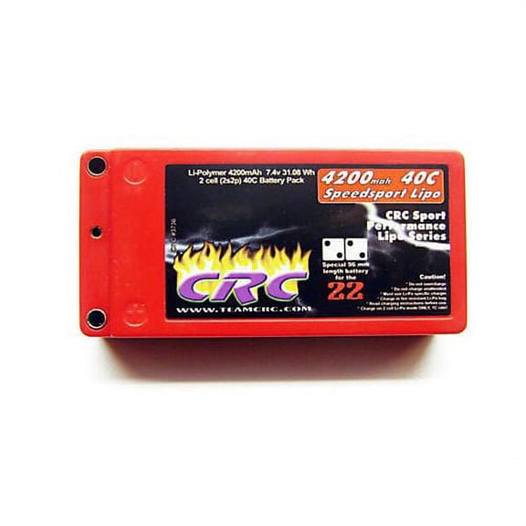Shorty 7.4V 4200mah 40C Lipo Battery