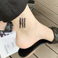 thumbnail image 4 of 24 hojas de tatuajes temporales pegatinas tatuaje para mujeres, niñas tatuaje de arte corporal, 4 of 6