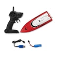 thumbnail image 2 of Red Red 2.4G Remote Control Speedboat, High Speed Electric Rc Racing Boat For Pool Lake, Double Motor For Kids, 2 of 8