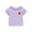 Purple, variant on AherBiu Baby Girls Clothes Summer Tops Toddler Short Sleeve Ruffle Crewneck Comfy Cute Top Tees Shirt