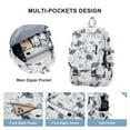 thumbnail image 5 of Lightweight School Bag Casual Daypack College Laptop Backpack for Men Women Water Resistant Travel Rucksack for Sports, 5 of 7