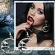 thumbnail image 2 of Pendientes góticos con luna esqueleto, pendientes de Halloween con esqueleto, joyas para fiestas de Halloween, pendientes para mujer, 2 of 7