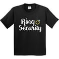 thumbnail image 3 of Inktastic Ringbearer Ring Security White Text Youth T-Shirt, 3 of 5