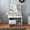 White03, variant on Jopath Makeup Vanity Set with Mirror & Lights,Vanity Desk with 3 Drawers & 7 Shelves,Storage Stool for Bedroom,White