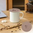 thumbnail image 4 of Silicone Cup Lid Dust Proof Seal Cover for Ceramic Mugs Coffee Cups Office Tea Cups Reusable Leakproof Flexible Universal Fit Kitchen Drinkware Accessories, 4 of 5