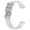 B, variant on Clear Double Color Jelly Silicone Replacement Skin Friendly Quick Release Design Straps for Watch 3
