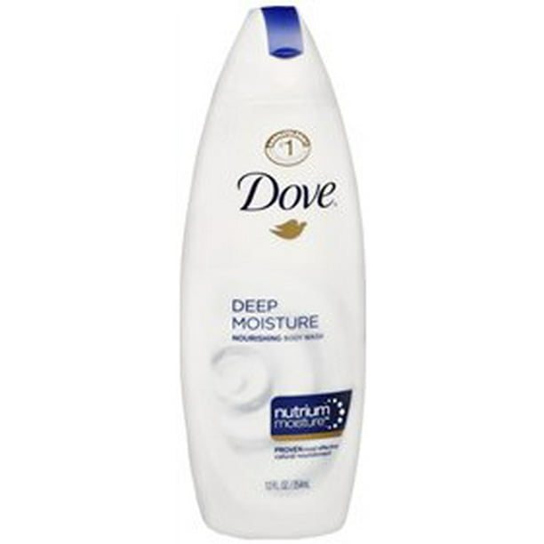 Dove Deep Moisture Body Wash Liquid 12 Ounce Bottle Scented