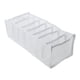 thumbnail image 3 of Organizador de ropa Jadeshay con compartimento para armario plegable color Blanco, 3 of 12