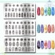 thumbnail image 3 of 3 plantillas para decoración de uñas con diseño de ventana de cristal, 79 patrones, miniplacas para estampar uñas con flores, plantillas para decoración de uñas, placas de acero inoxidable., 3 of 8