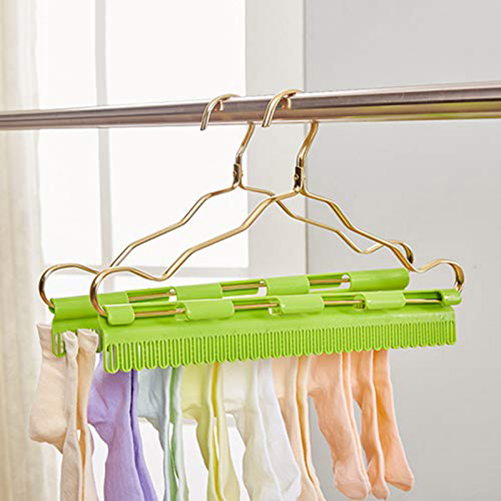 Details about   Sturdy Laundry Hanging Rope Pins Clothes Drying Clothesline Windproof Clip Hooks 