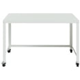 thumbnail image 2 of Scranton & Co Home Office Metal Desk and Storage Set in White, 2 of 11