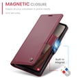 thumbnail image 4 of CaseMe Funda de Cuero para Samsung Galaxy S23 FE con Bloqueo RFID, para Samsung Galaxy S23 FE Funda para Mujer y Hombre, Tarjetero con Cierre Magnético, Funda Tipo Folio para Samsung Galaxy S23 FE, 4 of 11