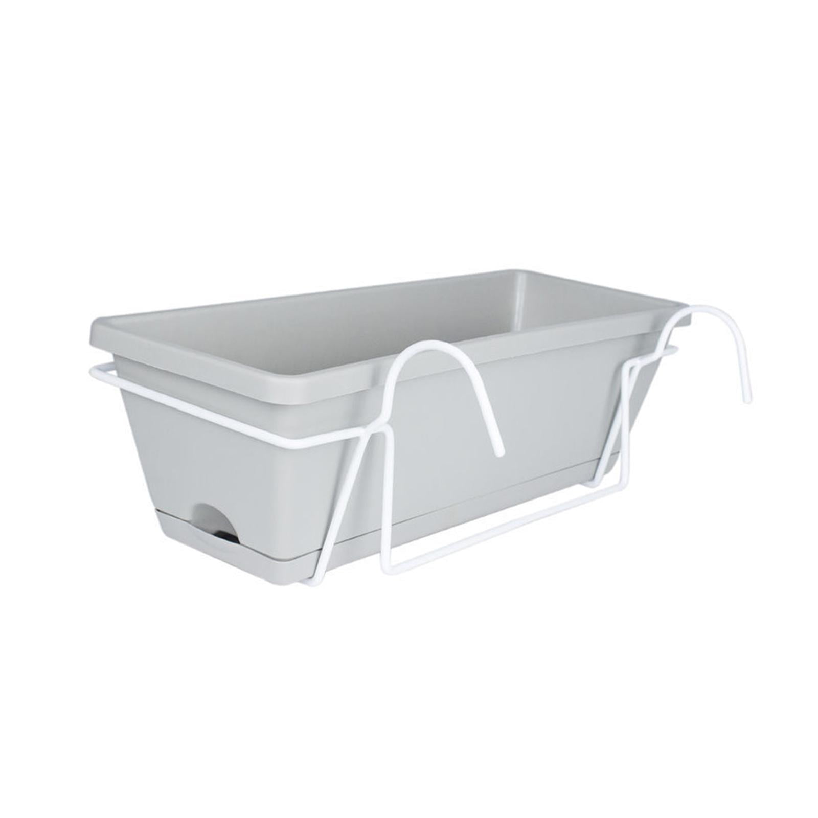 Railing Planter Pot Hanging Balcony Planter, Hanging Nordic Window