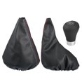 thumbnail image 1 of 1 juego de perilla de palanca de cambios de coche de 5 velocidades, color negro, apto para BMW Serie 3 E4 1999-2005, para BMW E36 M3 1991-1998, 1 of 1