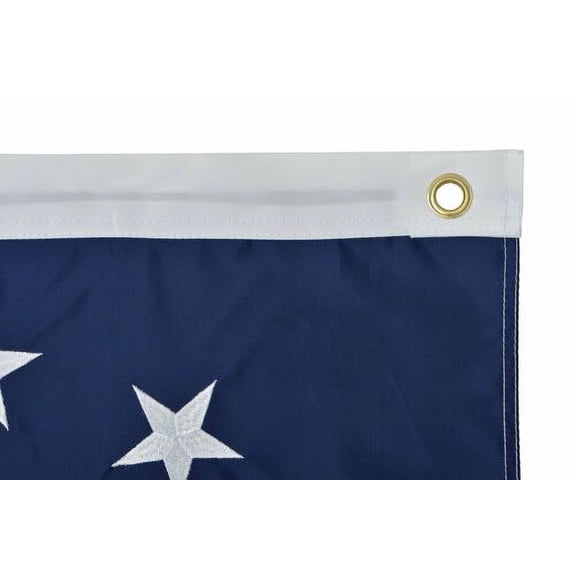 Georgia State Flag 3' x 5' Ft 210D Nylon Premium Outdoor Embroidered Flag Banner