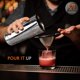 thumbnail image 5 of Juego de coctelera NutriChef Mixology Bartender de 15 y 30 oz de acero inoxidable para mezclar bebidas, 5 of 7