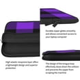 thumbnail image 5 of Bingfone Purple Buffalo Plaid Laptop Sleeve Case 13 Inch, 360° Protective Computer Carrying Bag, 5 of 9