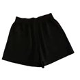 thumbnail image 2 of Women's Cotton Casual Pants, High Waisted Loose Fit Shorts with Pockets, Flowy Comfortable Beach Lounge Athletic Yoga Running, Ladies | VerBelle,Black XL, 2 of 4