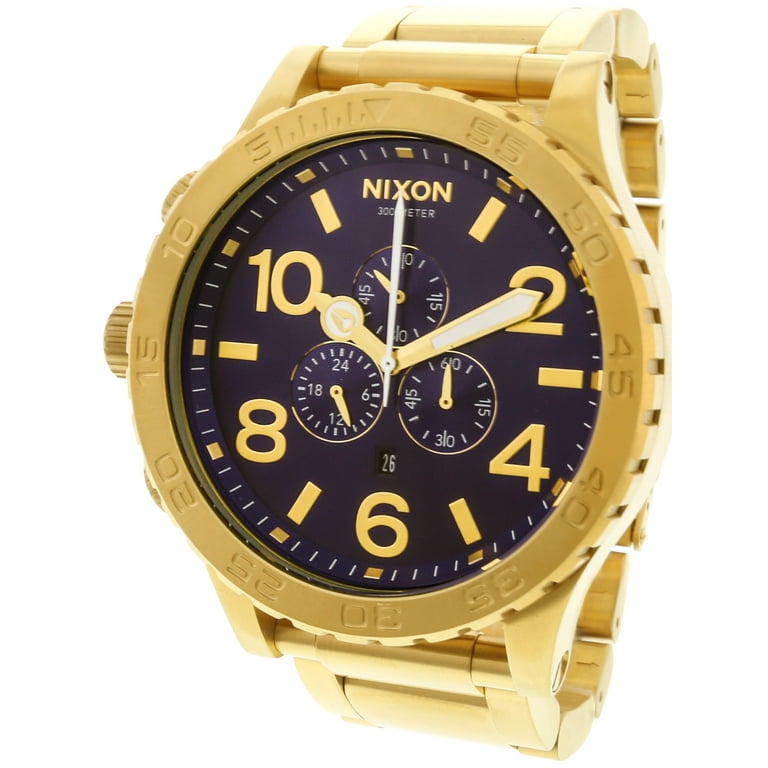 Nixon Men s 51 30 A0832735 Gold Stainless Steel Japanese Quartz Dress Watch