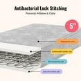 thumbnail image 4 of Dream On Me Nap Nest Crib and Toddler Mattress, Grey Floral, 4 of 7