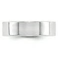 thumbnail image 2 of 14K White Gold 6mm Light Weight Flat Band Ring Size 6, 2 of 7