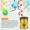 thumbnail image 3 of 500 Yards Glitter Curling Ribbon Crimped Balloon String Metallic 3/16", Gold, 3 of 6