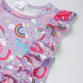 thumbnail image 4 of Toddler Girls Dresses Casual Dinosaur Flutter Sleeve Dress 18-24M, 4 of 5