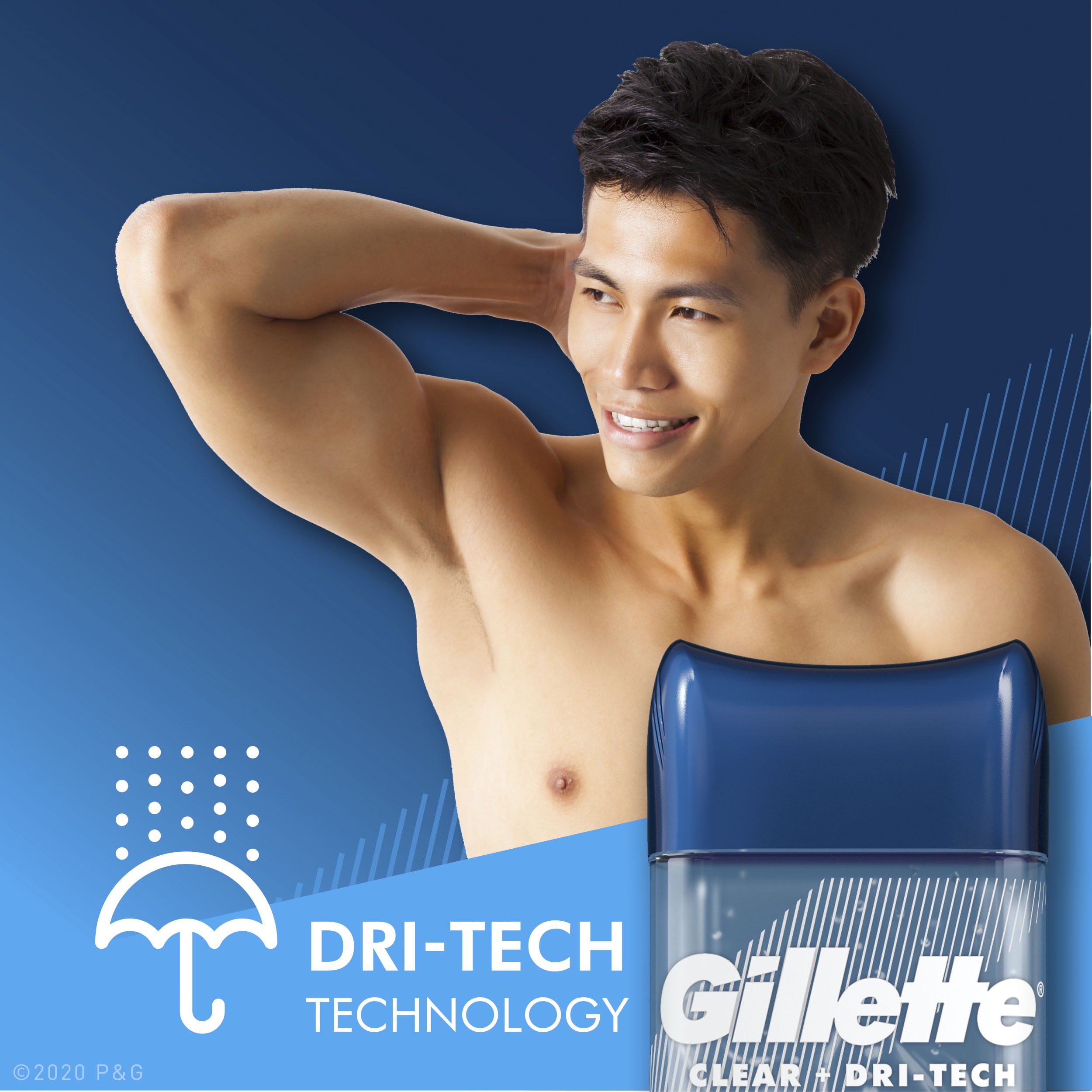 Gillette Antiperspirant Deodorant for Men, Clear Gel, Scent Xtend, 3.8 oz