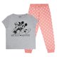thumbnail image 1 of Disney - Set de Pijama Largo de Mickey & Minnie Mouse para Mujer (Gris, Rosa), 1 of 6